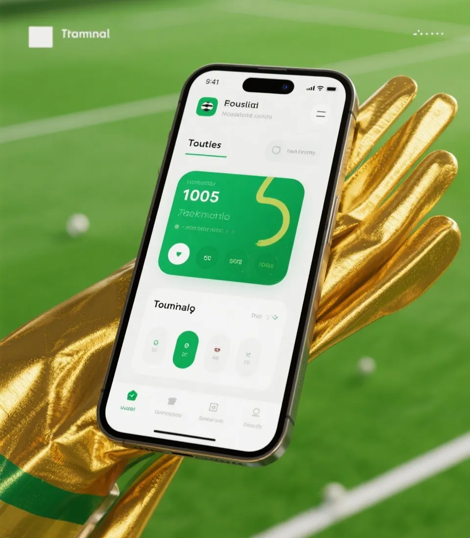 世界盃 App 使用教學介面示意圖