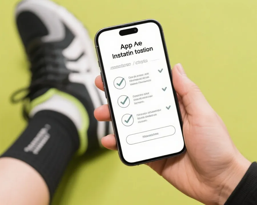App 安裝步驟示意圖